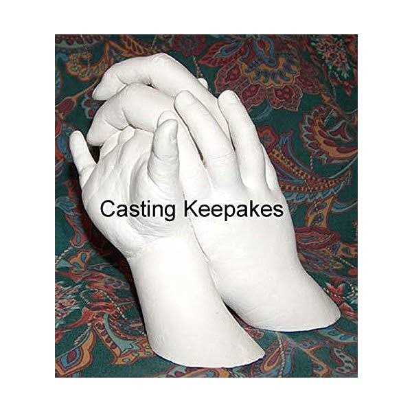 Luna Bean Keepsake Hands Casting Kit Family Hand Molding Clasped Group Hand Sculpture Kit & Molding Kit - MT - Mrs Treak