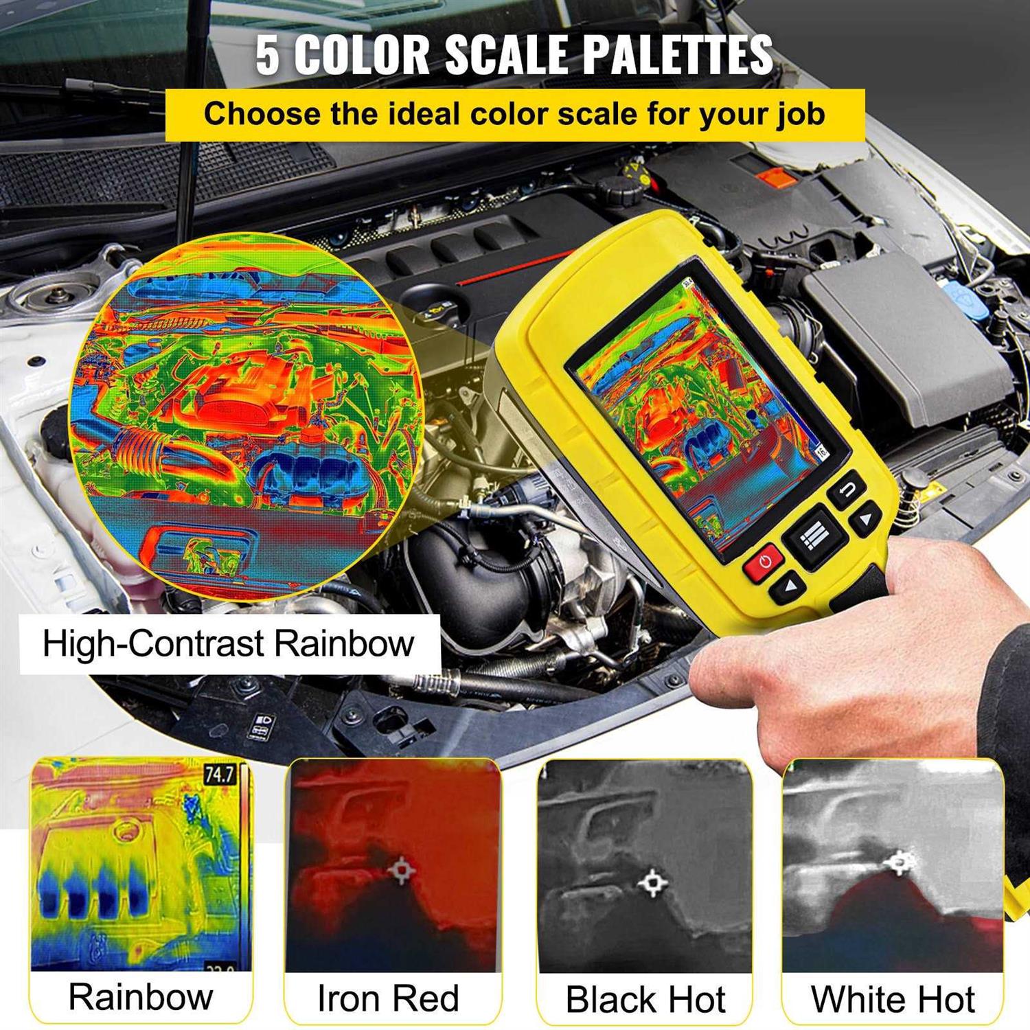 VEVOR Thermal Imaging Camera 240×180 IR Resolution with 2MP Visual Camera - MT - Mrs Treak