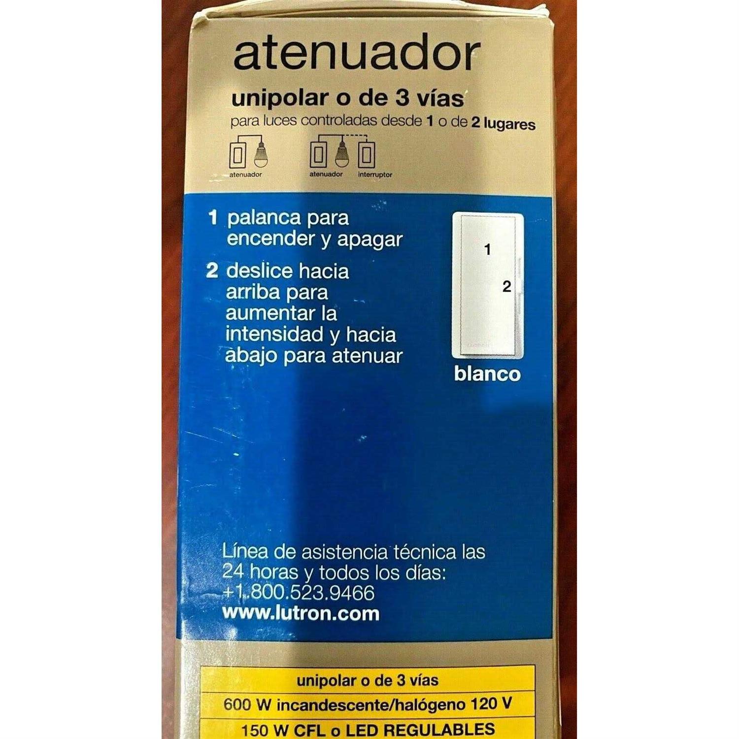 Lutron Diva CFL/LED Dimmer DVWCL-153PH-WH - MT - Mrs Treak