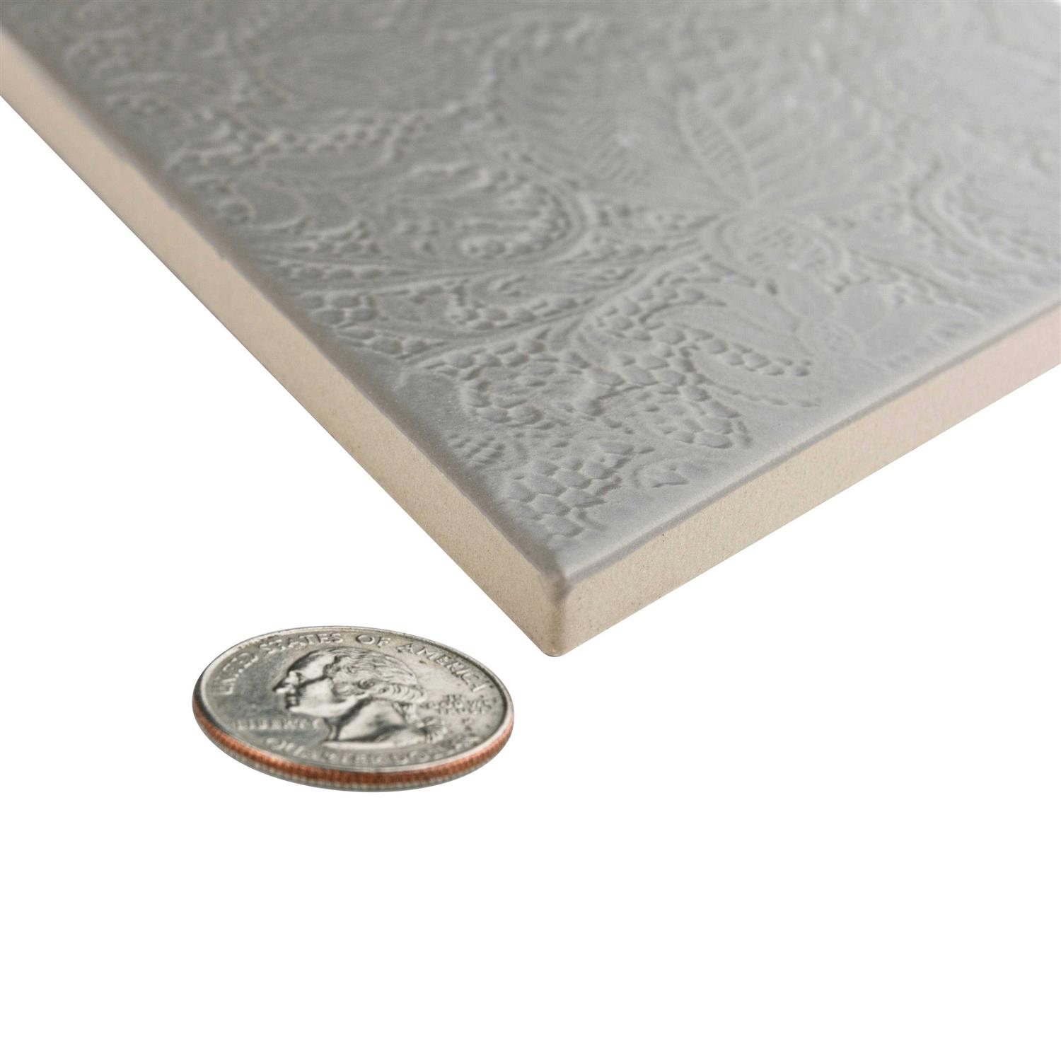 Merola Tile Rhombus 5-1/2 in. x 9-1/2 in. Porcelain Floor and Wall Tile - MT - Mrs Treak