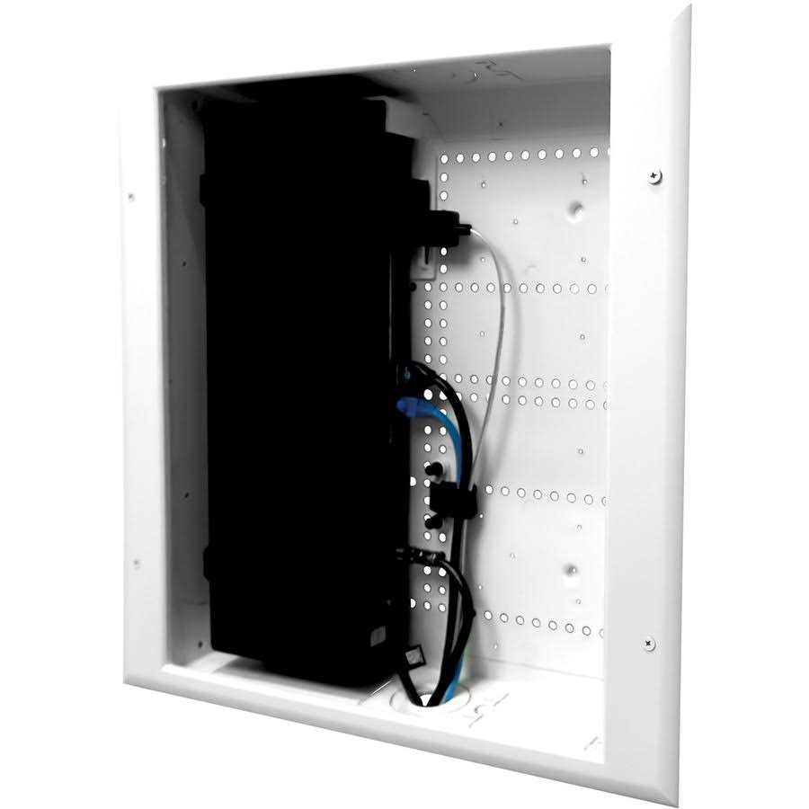 DataComm 45-0071-WH Recessed Low-Voltage Mid-Size Plate - MT - Mrs Treak