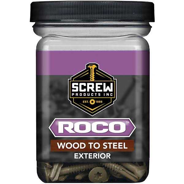 Screw Products Inc. Roco Wood to Steel Screws #14 x 2-3/4 - MT - Mrs Treak