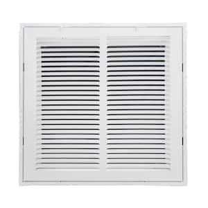 Venti Air 8 in. White Flat Return Air Steel Grille - MT - Mrs Treak