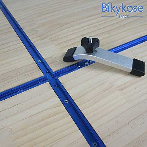 T-Track for Woodworking with Screws Aluminum Alloy Woodworking Tools Double Cut Profile Universal T-Tracks with Predrilled - MT - Mrs Treak