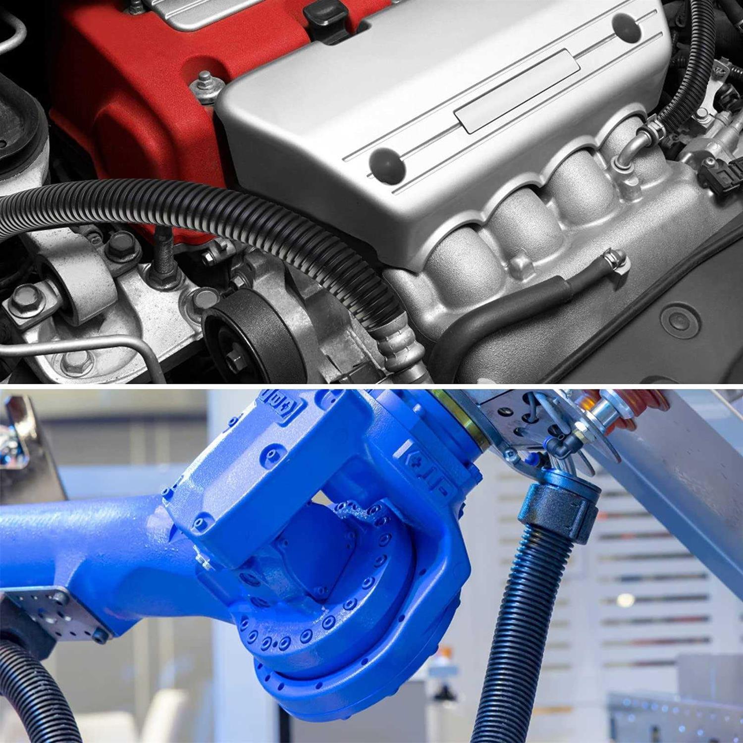 ZhiYo 20FT Wire Loom Split Tubing Auto Wire Conduit Flexible Cover - MT - Mrs Treak