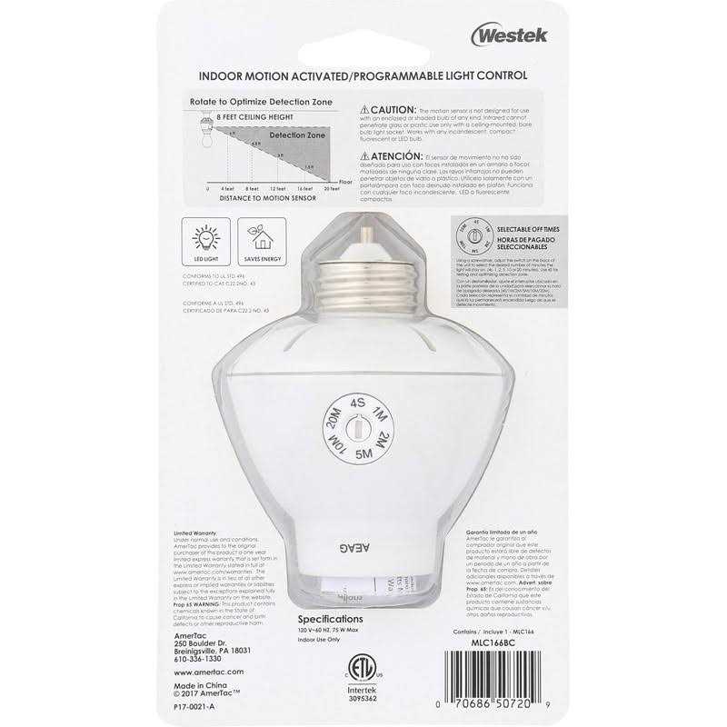 Westek LumiCover White 1-Gang Plastic Duplex Nightlight Wall Plate - MT - Mrs Treak