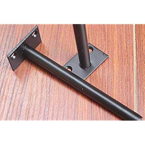 Mhmydz 4 Pcs Black Steel Heavy Duty’L’ Corner Brace Joint Angle Bracket Shelf Bracket Wall Hanging with Screws 125mmX75mm/5 InchX3 Inch Decorative Cor - MT - Mrs Treak