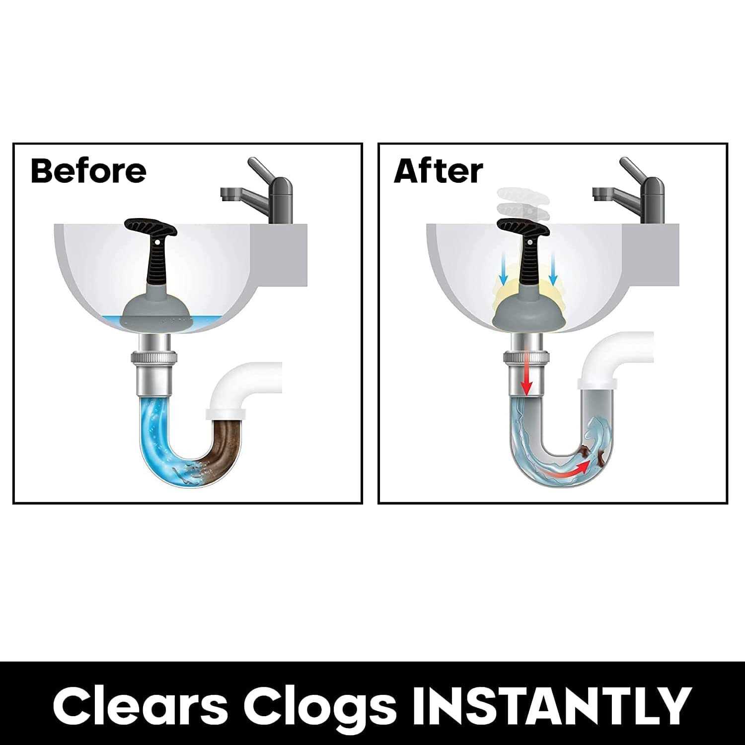 Plungeroo Sink & Drain Plunger - MT - Mrs Treak