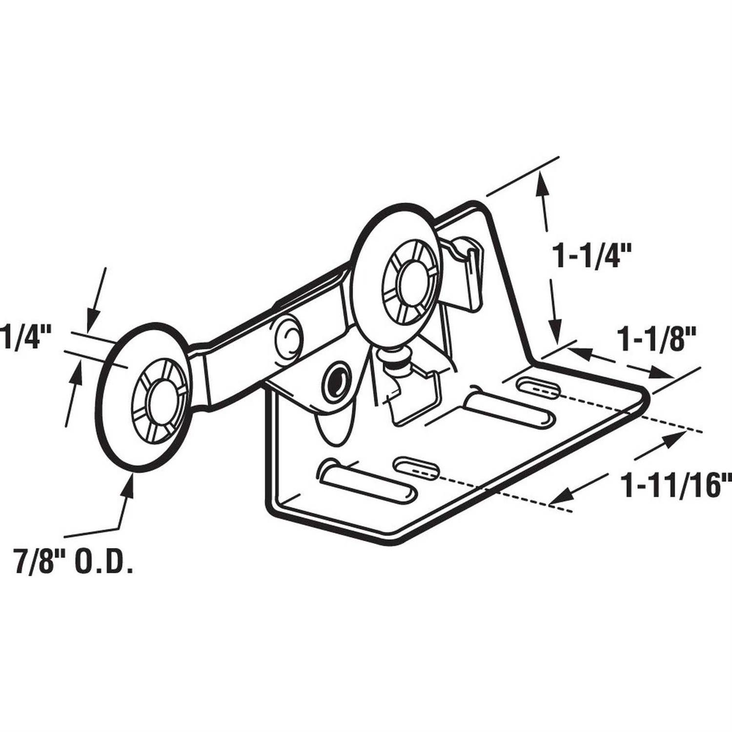 Prime Line Mirror Holder Clip U 9254 - MT - Mrs Treak