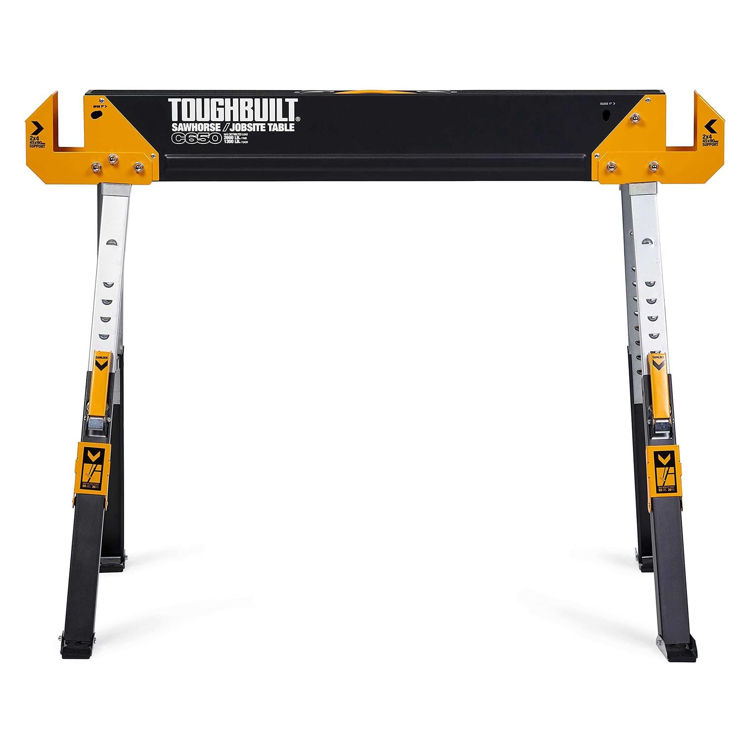 Toughbuilt C650 Sawhorse/Jobsite Table TB-C650-0BES - MT - Mrs Treak