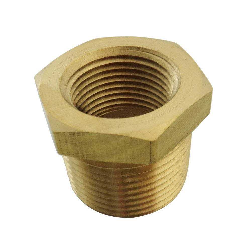 TL TOOLEGIN 3/8 NPT Male x NPT Female Brass Bushing Reducer Adapter Reducing Pipe Fitting 5pcs 1200 PSI - MT - Mrs Treak