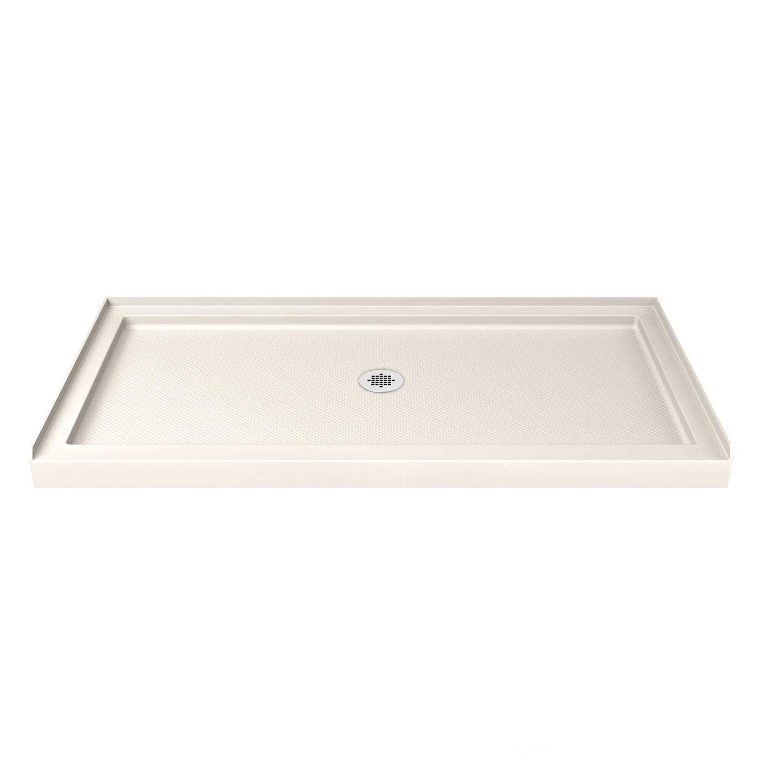 DreamLine SlimLine 48 in.x 34 in. Single Threshold Center Drain Shower Base DLT-1134480 - MT - Mrs Treak