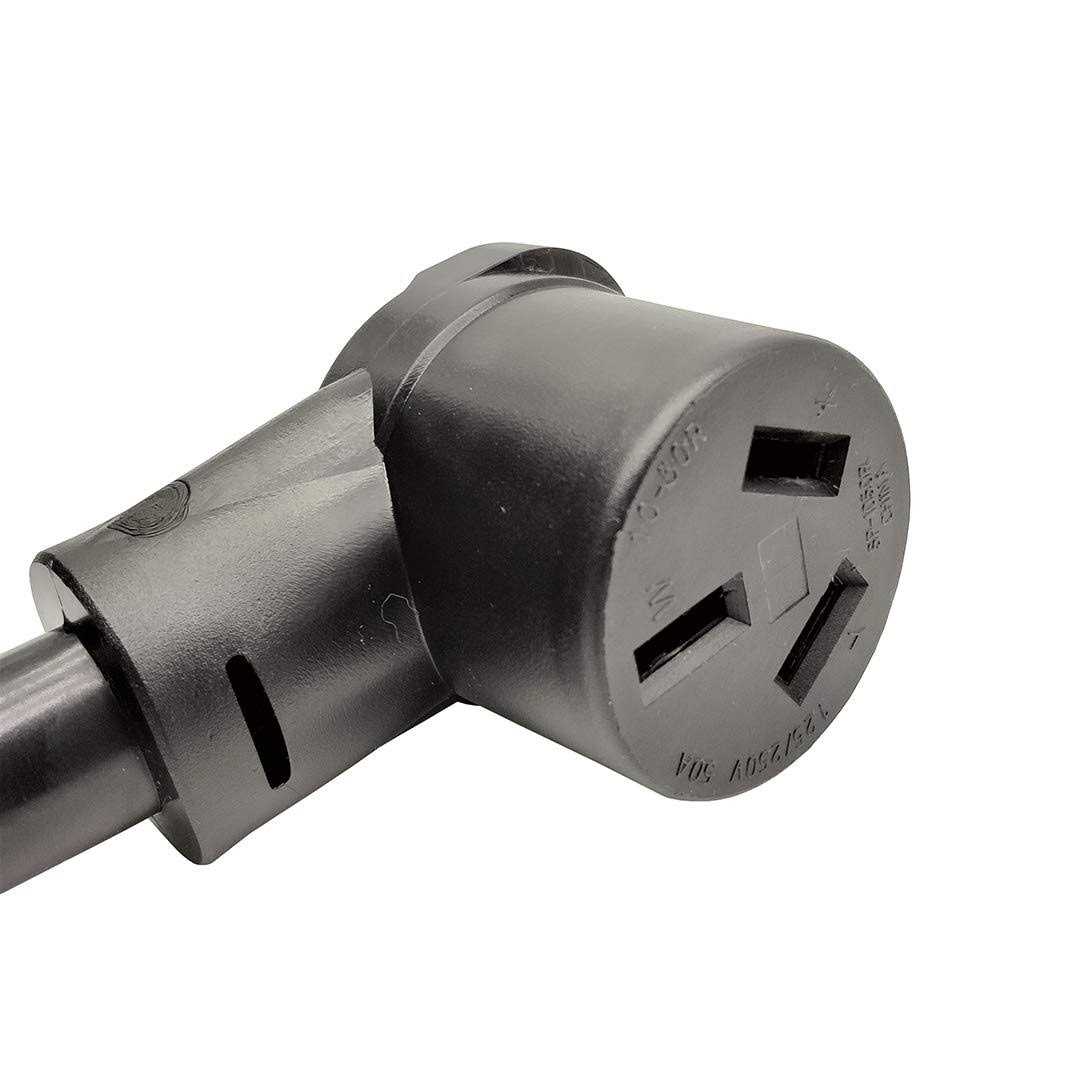 Parkworld 8/3 3-Wire RV/Generator/Range 50 Amp 4-Prong NEMA 14-50P Plug to 50 Amp Welder 3-Prong 6-50R Female Adapter Cord - MT - Mrs Treak