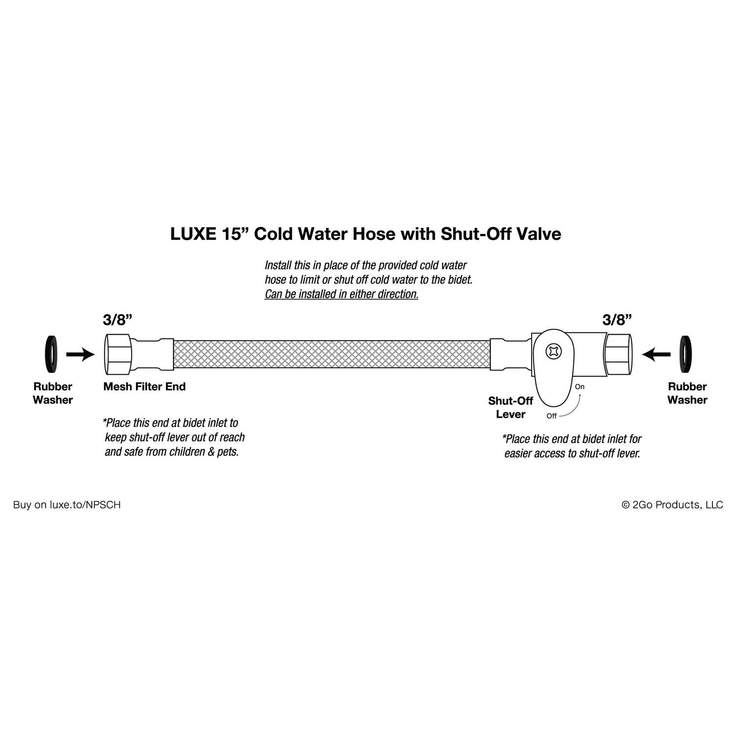 Luxe Bidet Neo 320 Water Self-Cleaning Bidet Attachment - MT - Mrs Treak