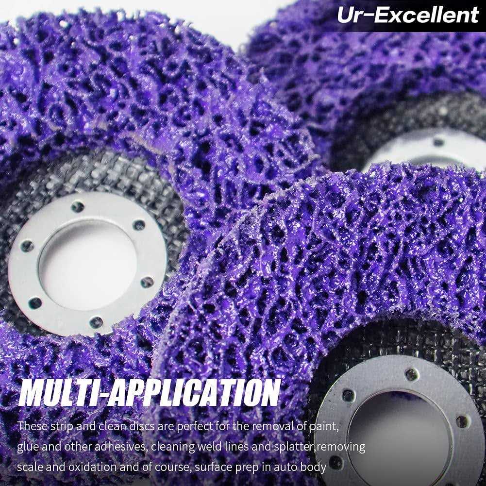 Ur-excellent Stripping Discs Rust Remover Wheel Remove Paint and Oxidation Poly Strip Wheel Disc Abrasive Angle Grinding Wheel - MT - Mrs Treak