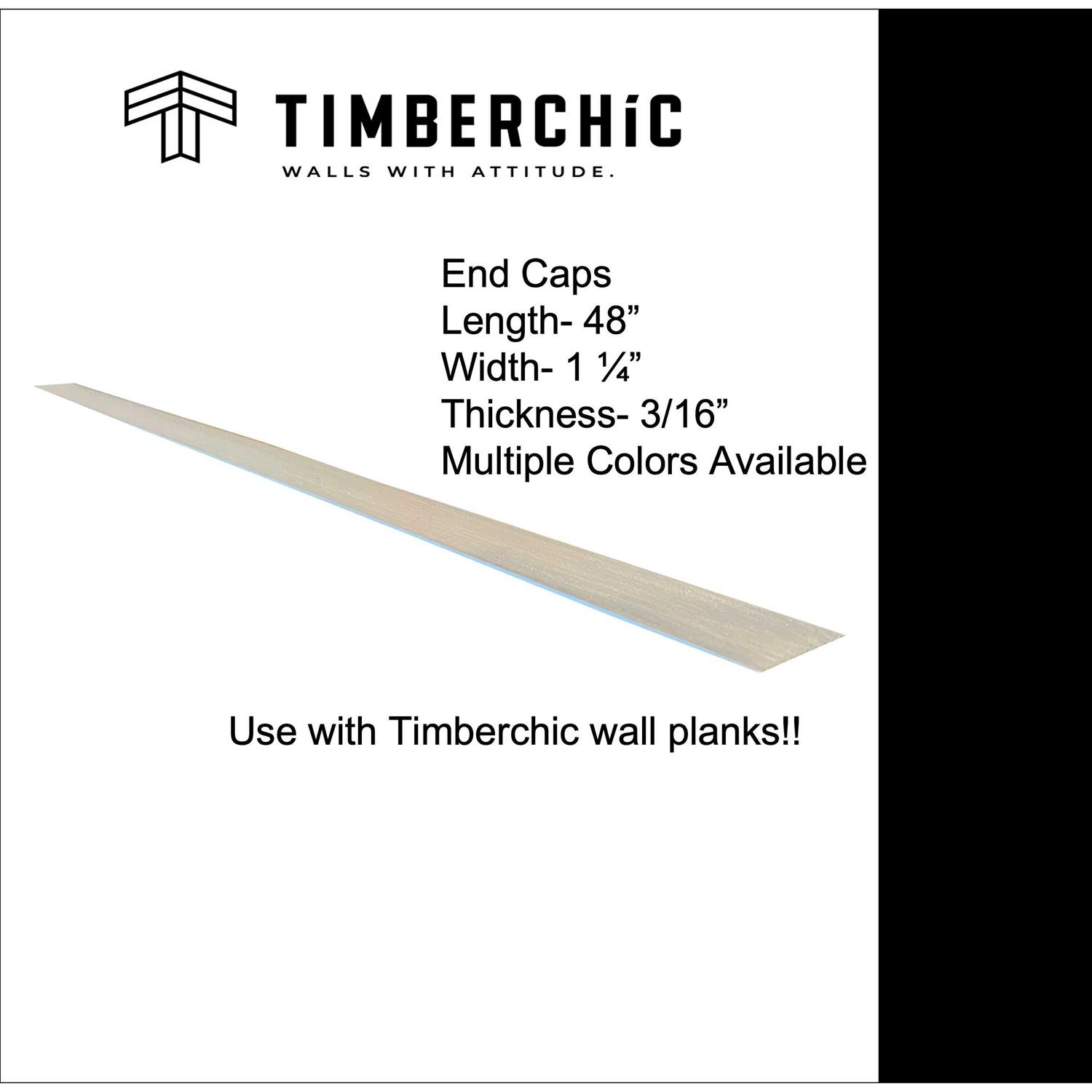 Timberchic 48 End Cap Peel and Stick Wall Applique Panel - MT - Mrs Treak