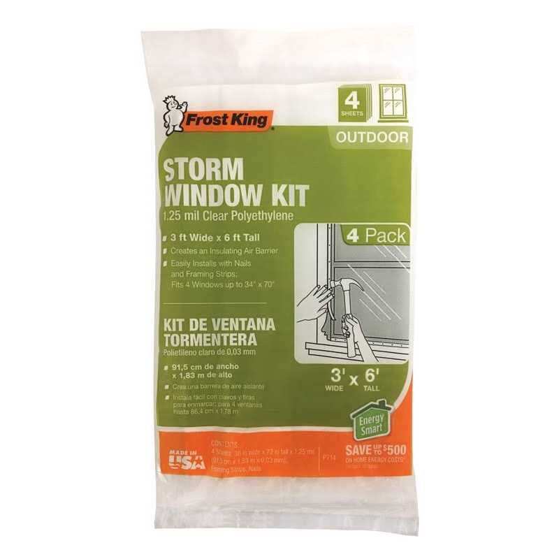 Frost King P350CW Polyethylene Sheeting 50 ft L - MT - Mrs Treak