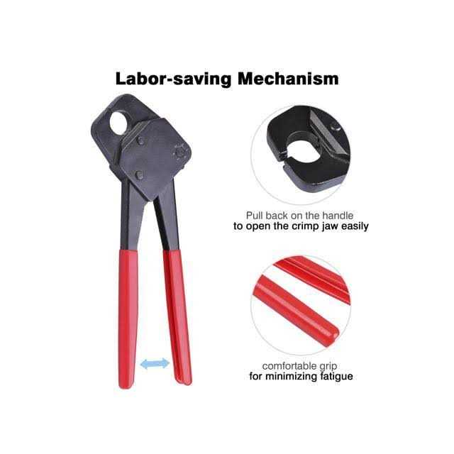 Yescom 1/2 3/4 PEX Crimper Copper Ring Crimping Tool Go/no Go Gauge - MT - Mrs Treak