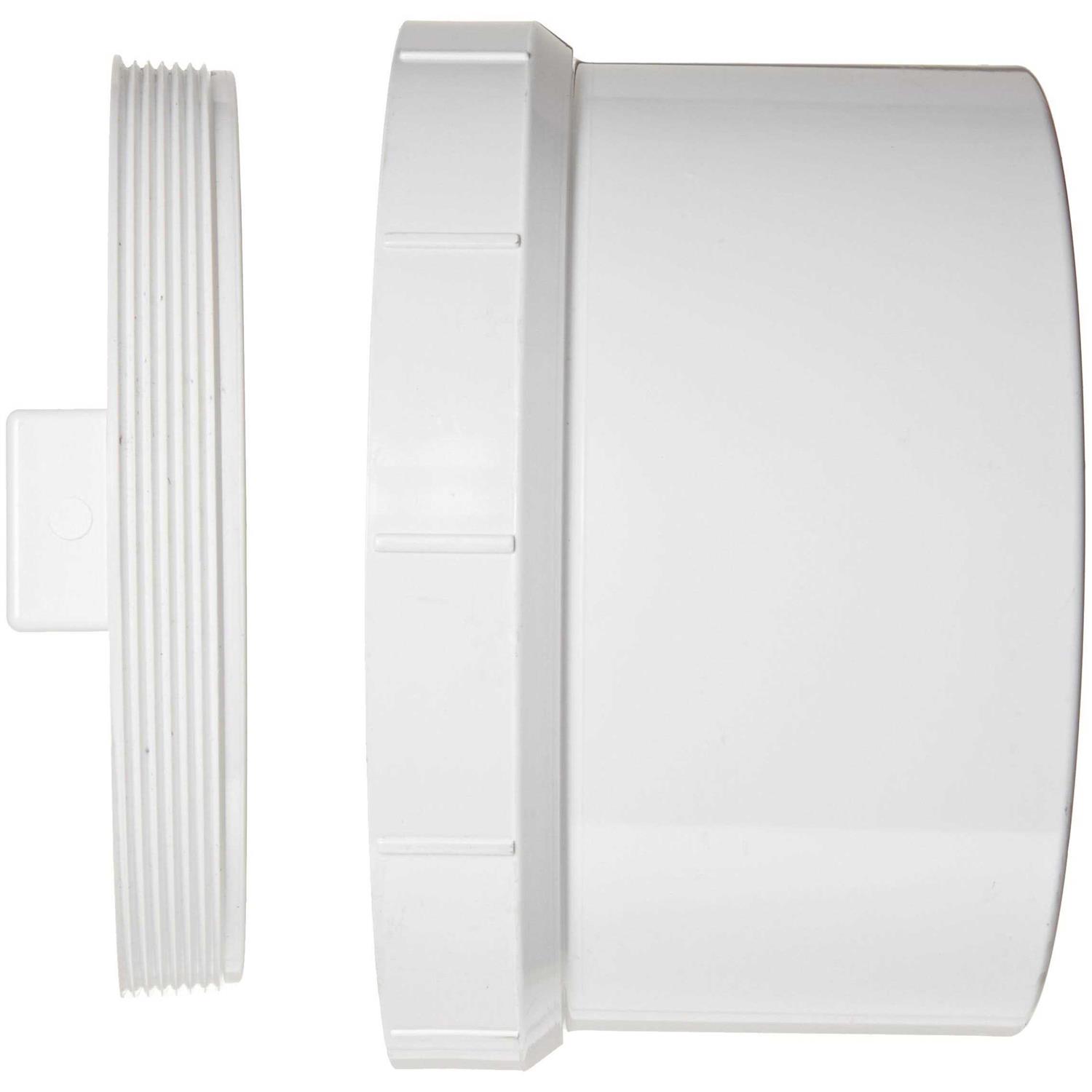 Spears P105X PVC DWV Fitting Cleanout Adapter w/ Plug - MT - Mrs Treak