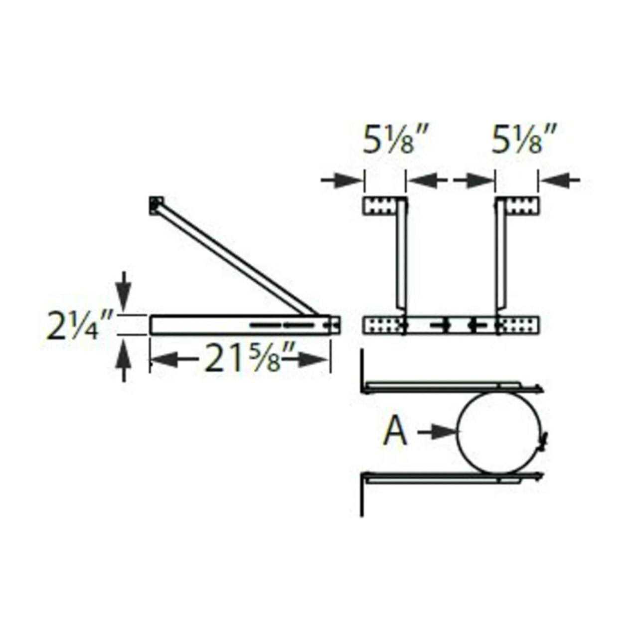 DuraVent 6 in. x 14.25 in. Single-Wall Black Stove Pipe Universal Up or Out Install Kit for Chimney Pipe - MT - Mrs Treak
