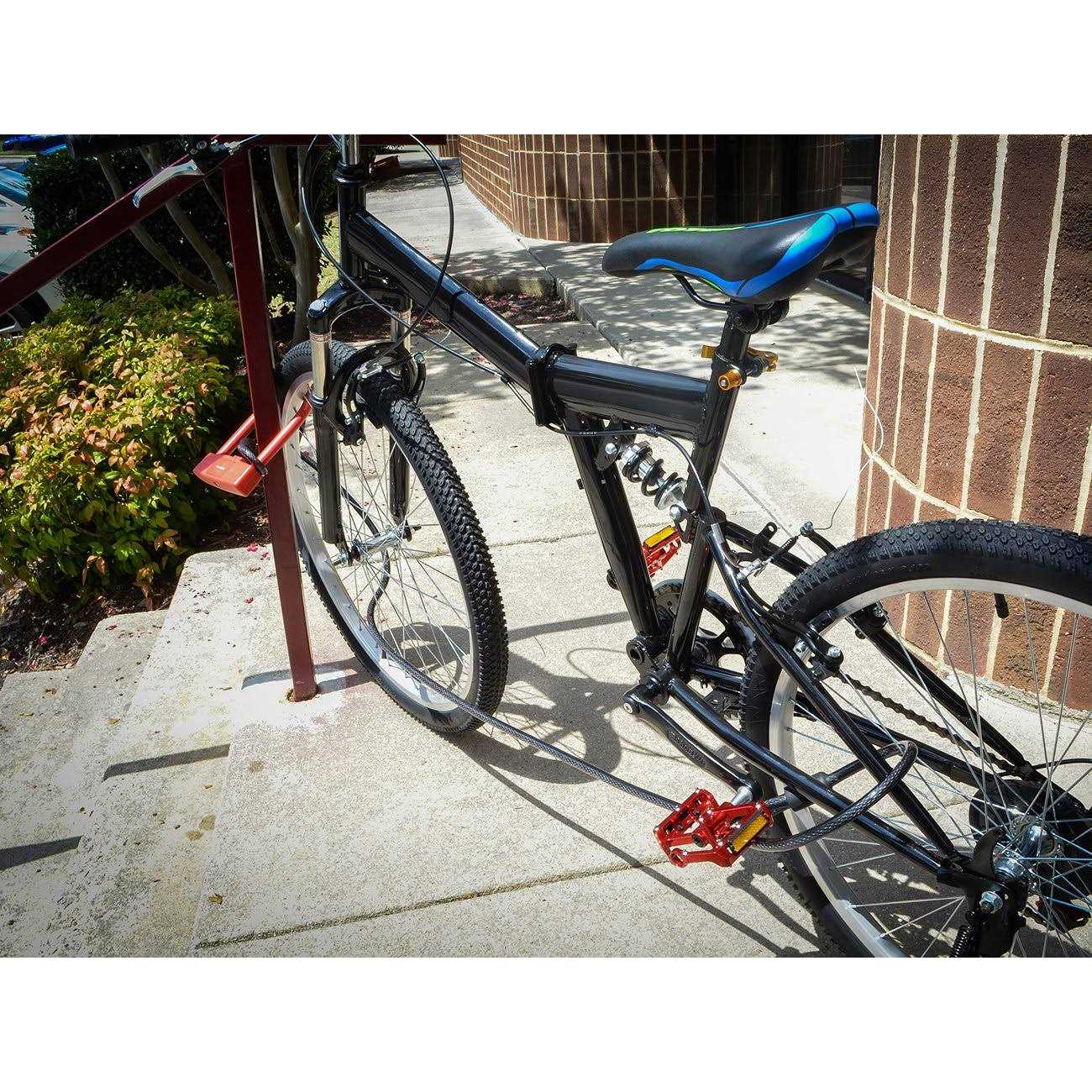 Lumintrail 12mm Heavy-Duty Security Cable Vinyl Coated Braided Steel with Sealed Looped Ends - MT - Mrs Treak