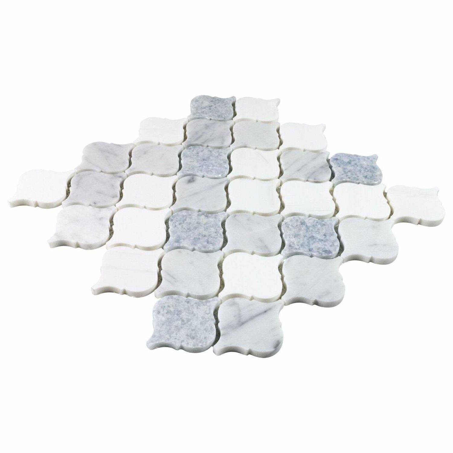 MosaicTileOutlet 1×1 Stacked Squares Gloss Black Glass Mosaic Tile - MT - Mrs Treak