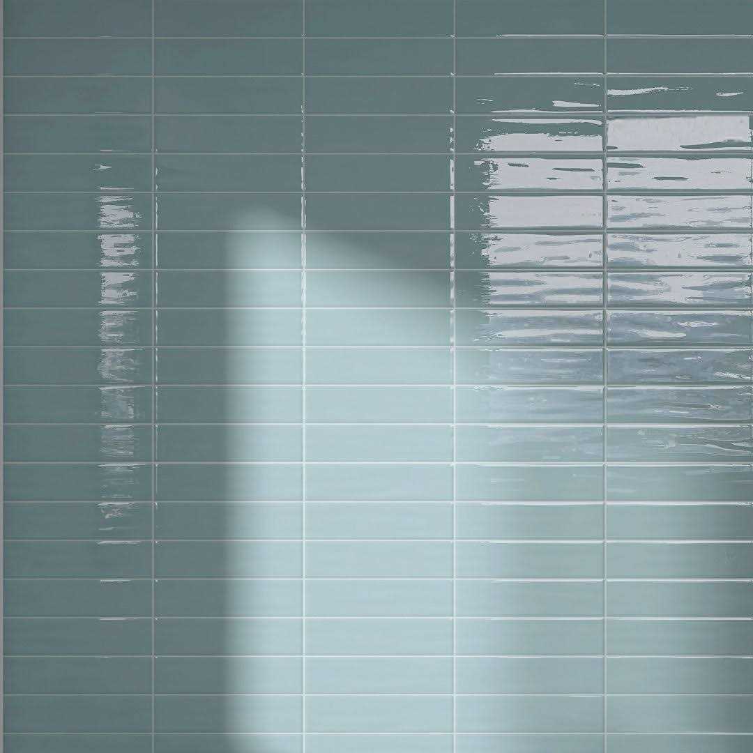MOLOVO Zarati 2.95 in. x 11.81 in. Polished Ceramic Wall Tile - MT - Mrs Treak