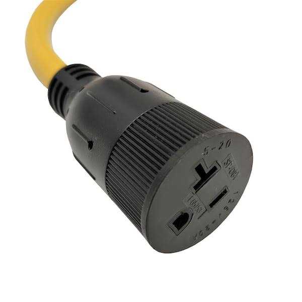 parkworld STOW 12/4 20 Amp 125/250-Volt Generator Twist Lock NEMA L14-20 Extension Cord - MT - Mrs Treak