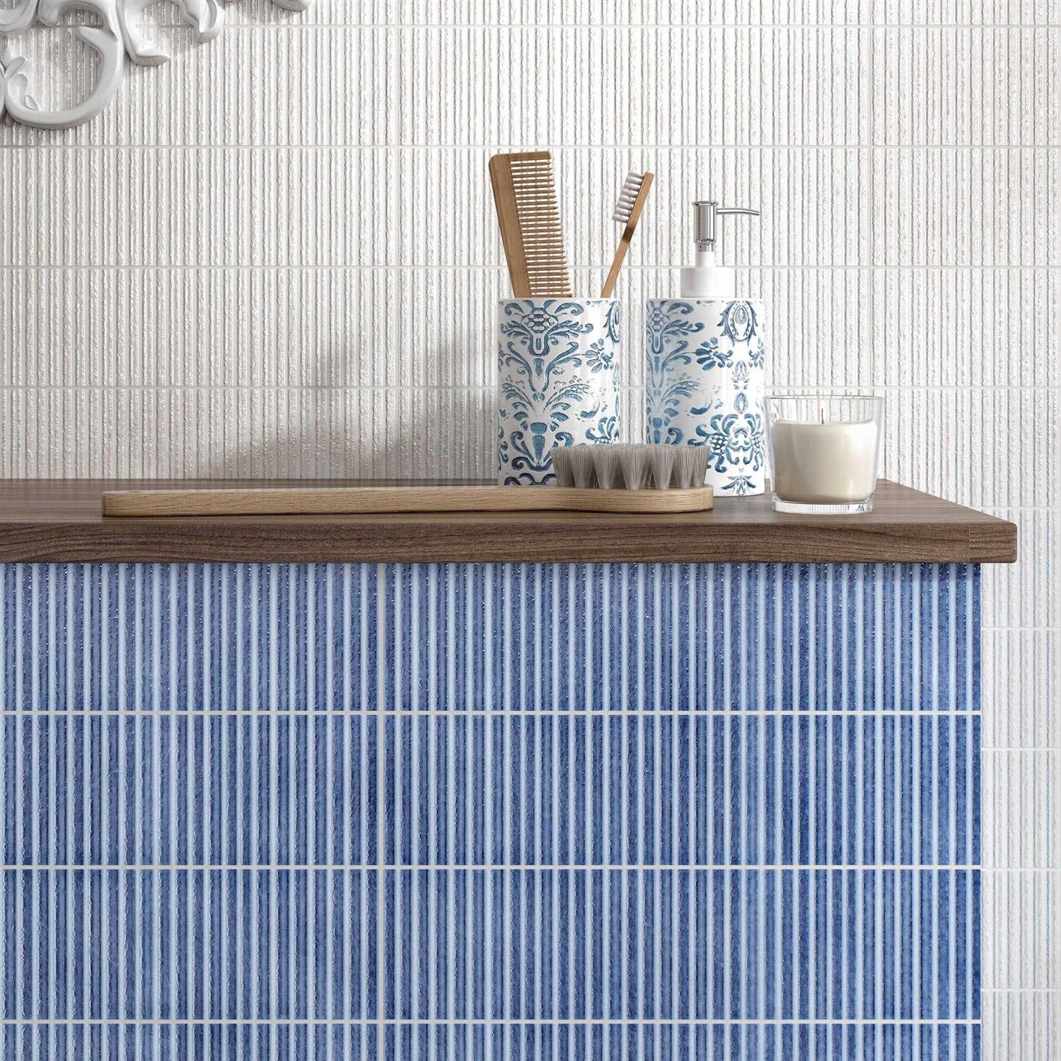 MOLOVO Soldeu 2.95 in. x 11.81 in. Polished Ceramic Wall Tile - MT - Mrs Treak