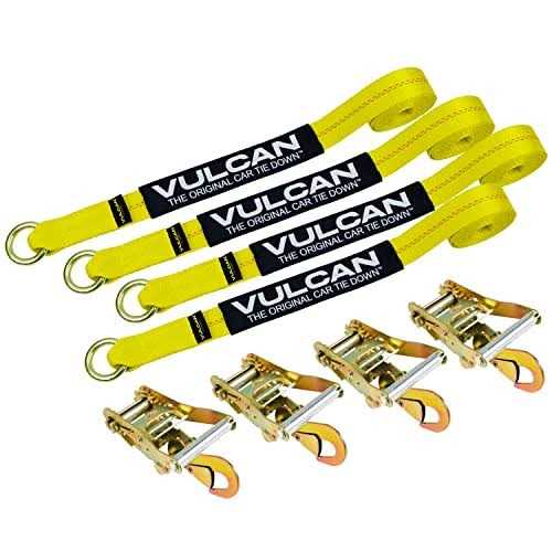 Vulcan Car Tie Down with Snap Hooks Lasso Style 2 Inch x 96 Inch - MT - Mrs Treak