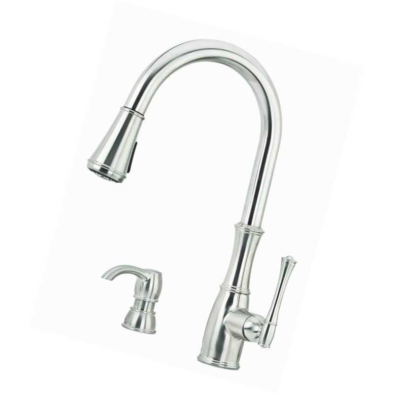 Pfister Wheaton Single Handle Pull Down Kitchen Faucet GT529-WH1 - MT - Mrs Treak