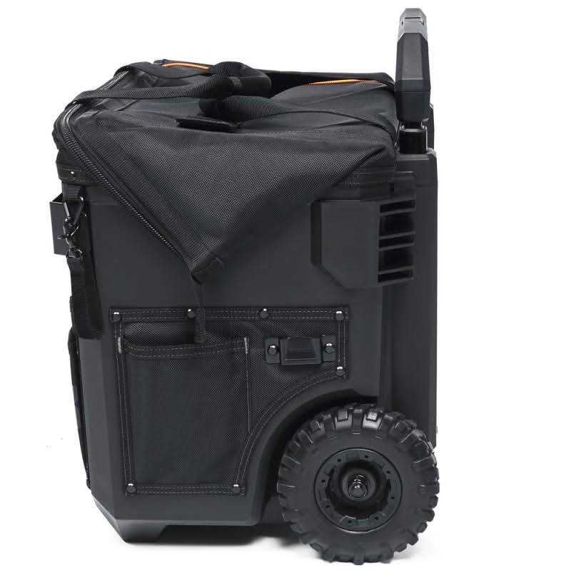 Toughbuilt XL Rolling Massive Mouth 18 Tool Bag in Black - MT - Mrs Treak