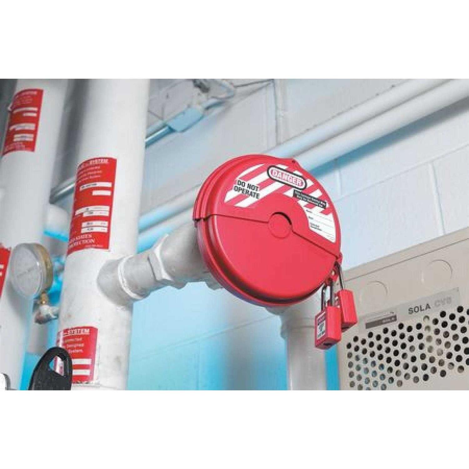 Master Lock 468L Seal-Tight Handle-Off Ball Valve Lockout - MT - Mrs Treak