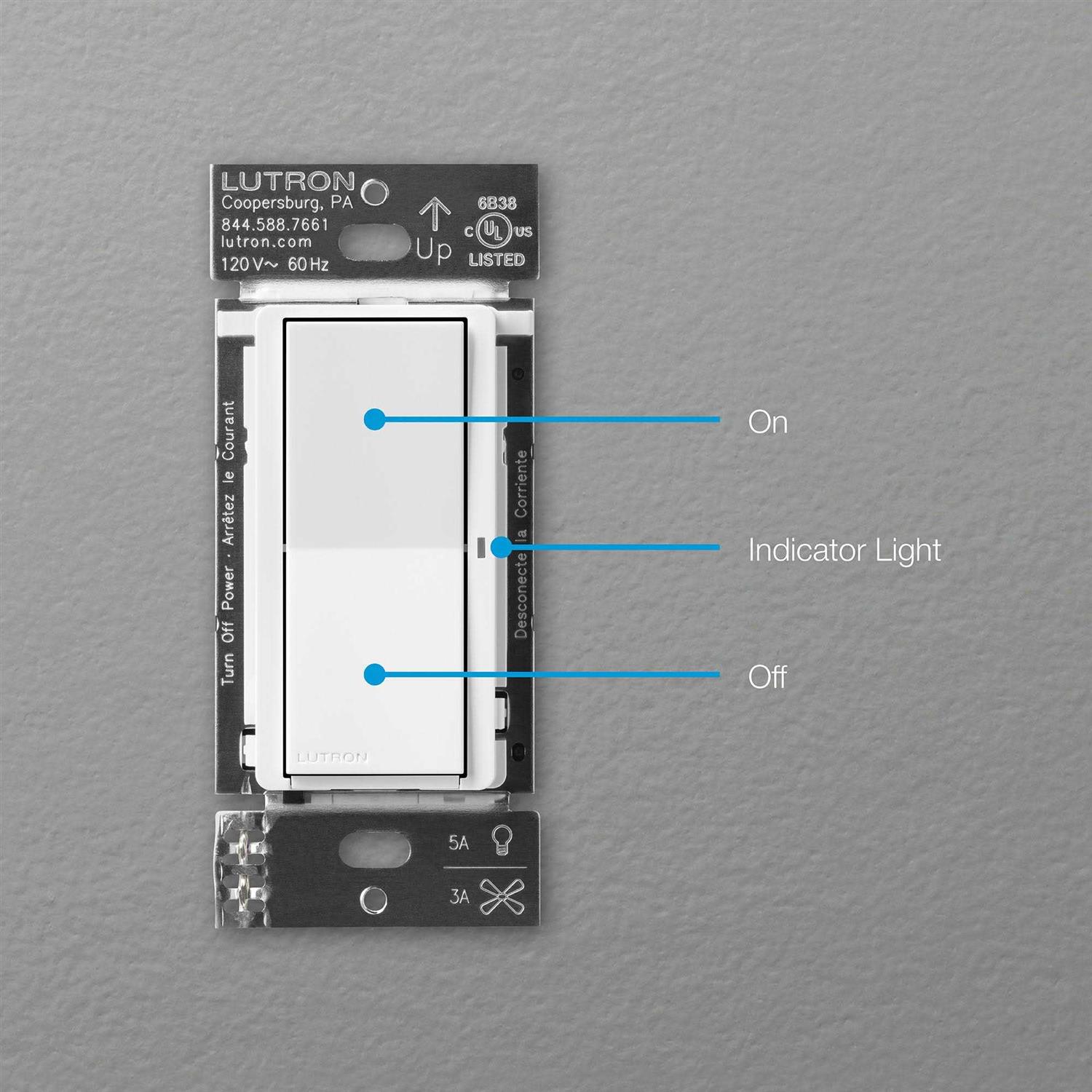 Lutron RMJS-16R-DV-B PowPak Relay Module with Softswitch - MT - Mrs Treak