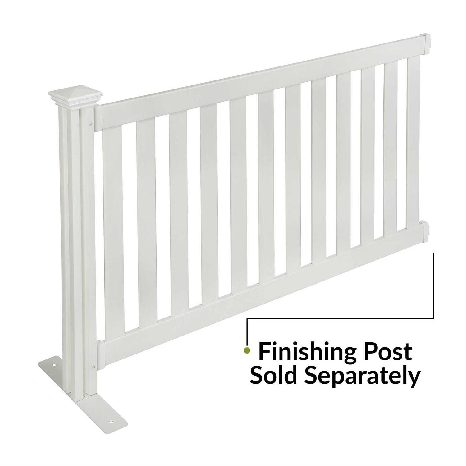 Zippity Outdoor Products Burbank Vinyl Picket Fence - Mrs Treak
