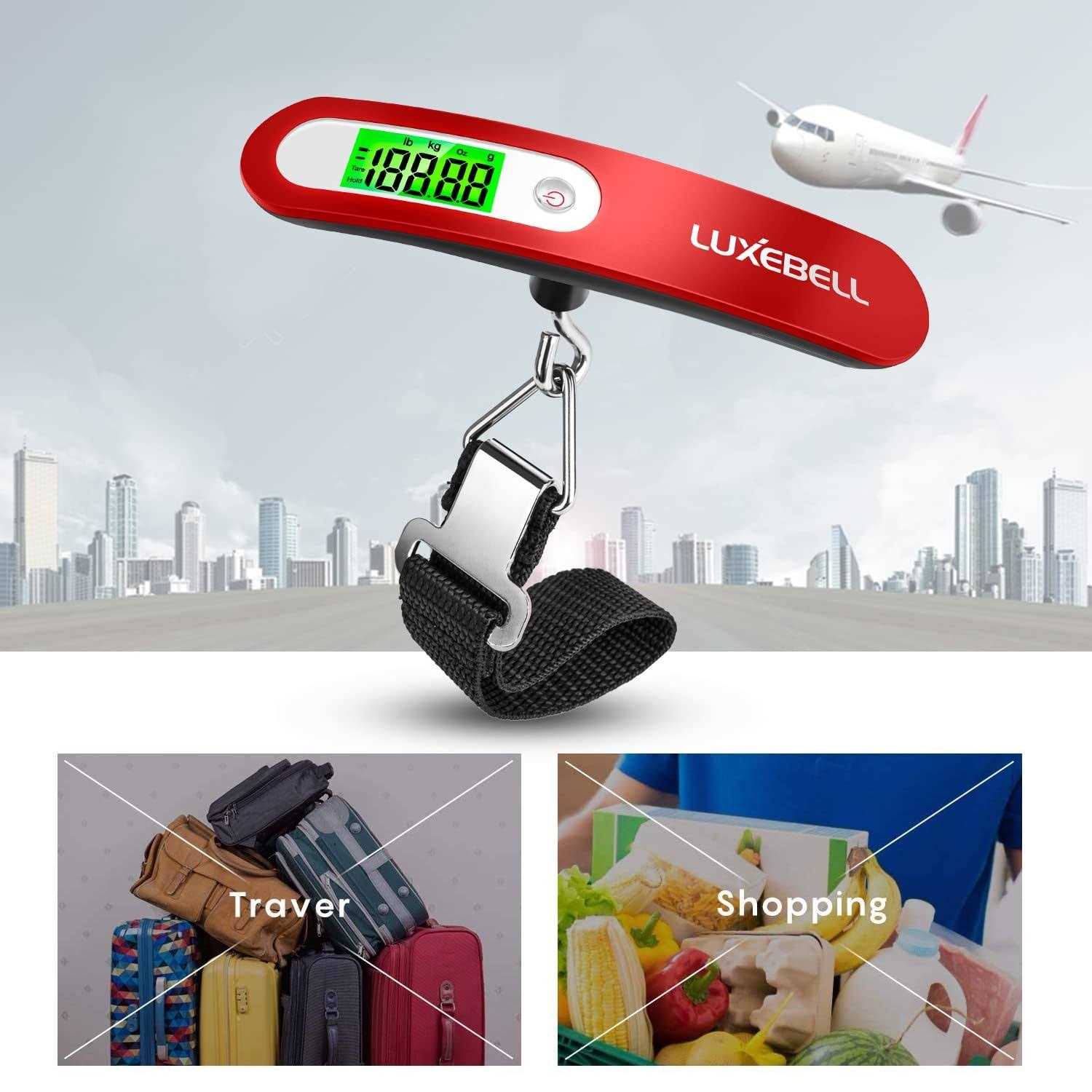 Digital Luggage Scale Gift for Traveler Suitcase Handheld Weight Scale 110lbs - MT - Mrs Treak