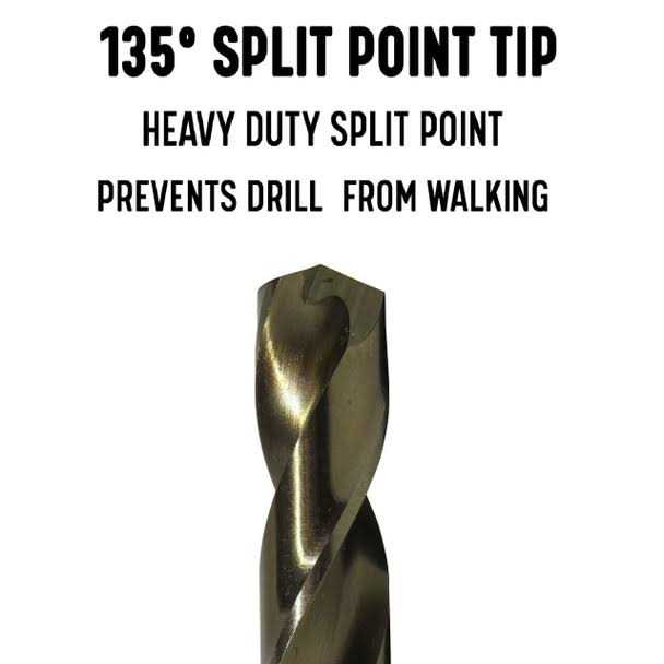 Drill America Cobalt Jobber Length Drill Bit - MT - Mrs Treak