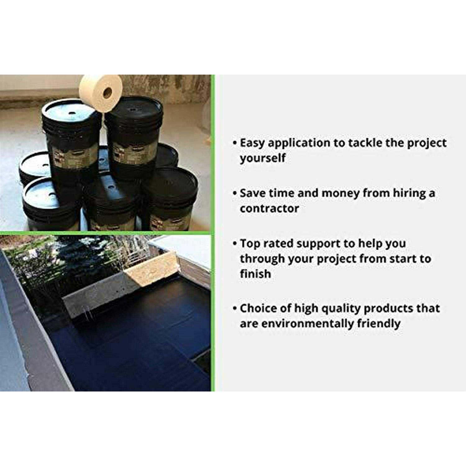 Liquid Rubber Foundation and Basement Sealant Indoor & Outdoor Use - MT - Mrs Treak