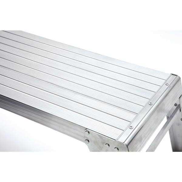 Tricam Industries 4-Step Aluminum Ultra-Light Step Stool Ladder with 225 lb. Load Capacity - MT - Mrs Treak