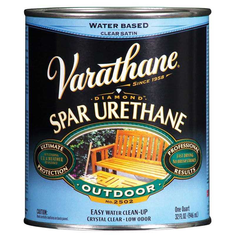 Varathane Satin Clear Exterior Spar Urethane - MT - Mrs Treak