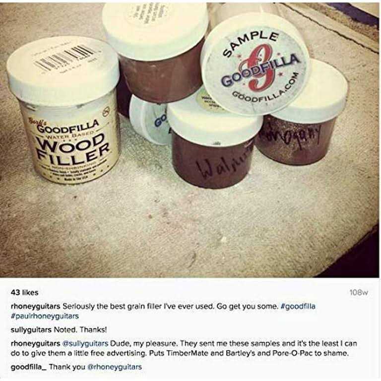 Water-Based Wood & Grain Filler Goodfilla - MT - Mrs Treak
