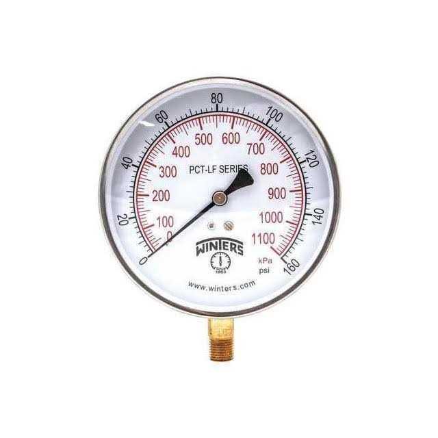Winters PFQ807LF Gauge Pressure 0 to 300 psi - MT - Mrs Treak