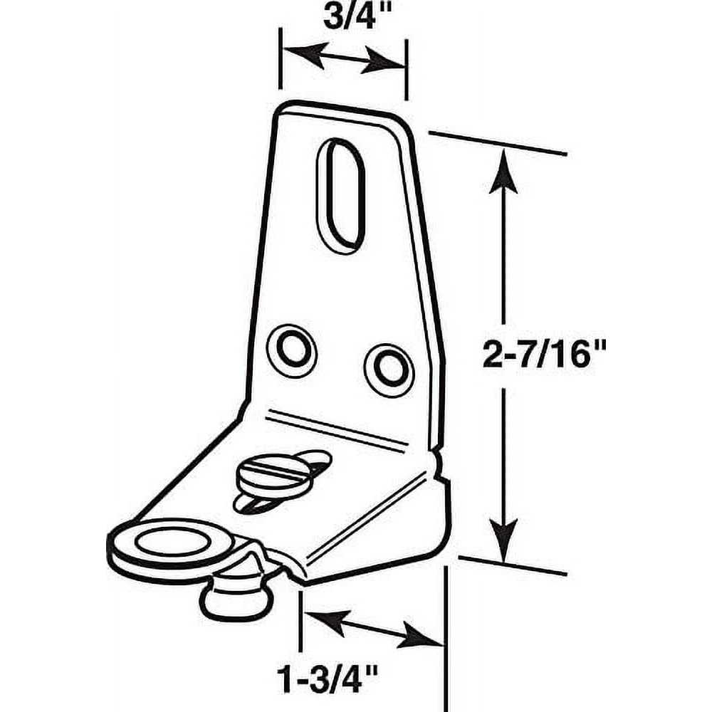 Prime-Line Products D 1798 1-1/4 in. Nylon Glass Door Roller - MT - Mrs Treak