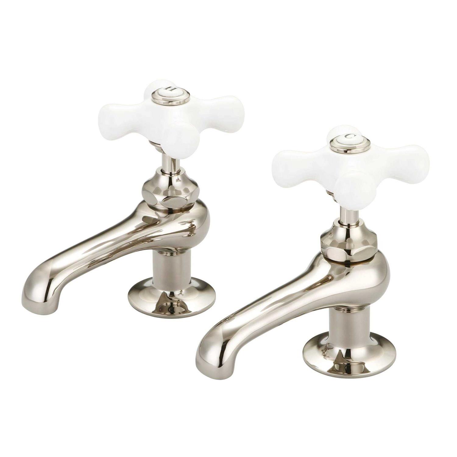 Water Creation American 20th Century Classic Widespread Lavatory Faucet with Pop-Up Drain - MT - Mrs Treak