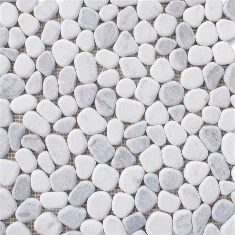 Marble Online Leaf Shape Carrara Marble Mosaic Tile - MT - Mrs Treak