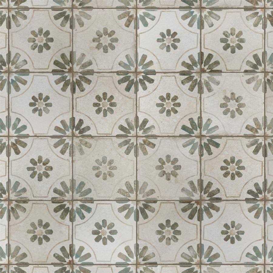 Merola Tile Kings 18 x 18 Ceramic Patterned Wall & Floor Tile - MT - Mrs Treak