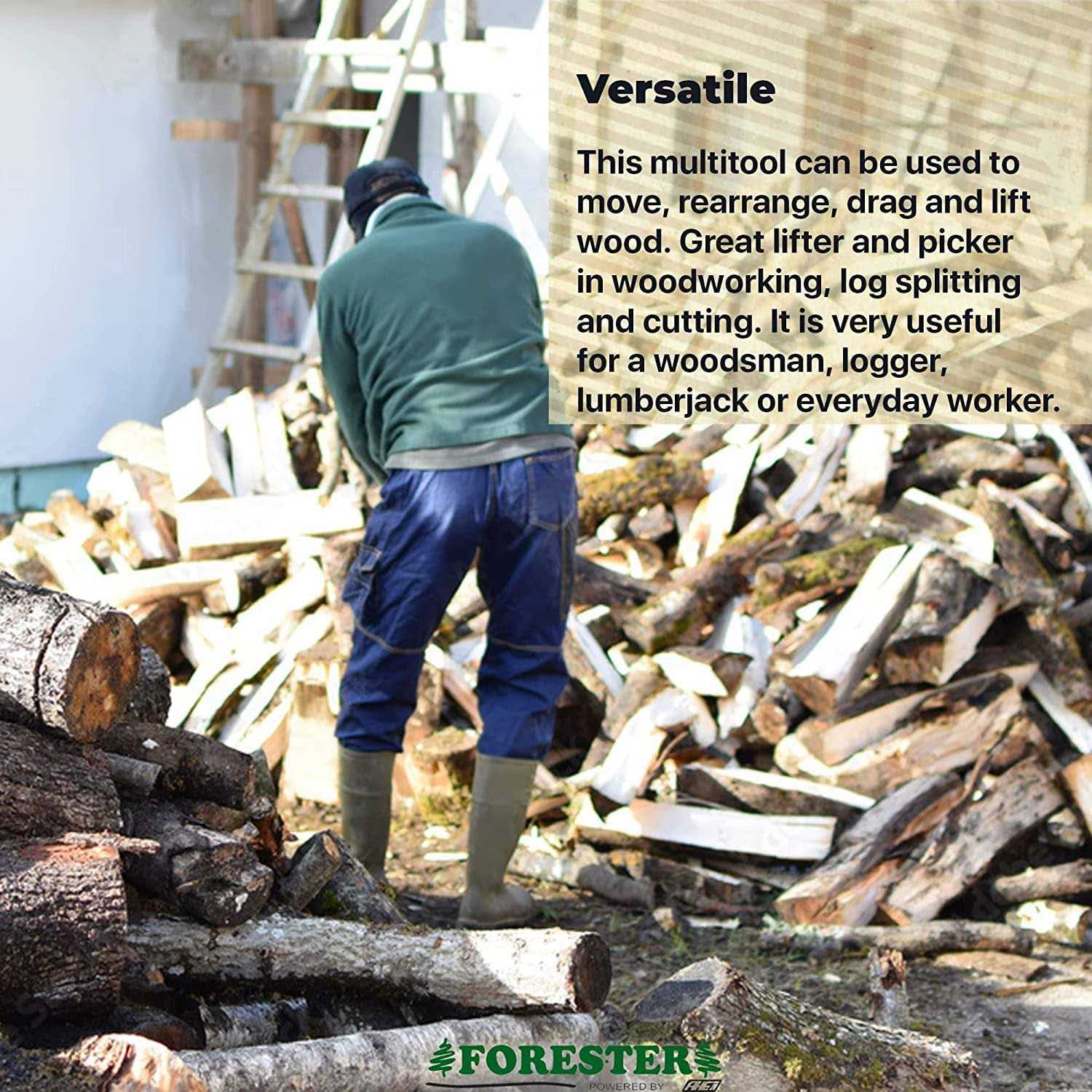 Forester USA Hickory Handle Log Pickaroon - MT - Mrs Treak