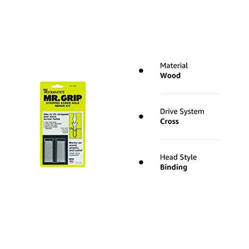 Woodmate 2498 Mr Grip Screw Hole Repair Kit - MT - Mrs Treak