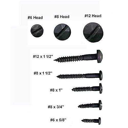 Wild West Hardware Rustic Pyramid Head Wood Screws #8 X 1 - MT - Mrs Treak