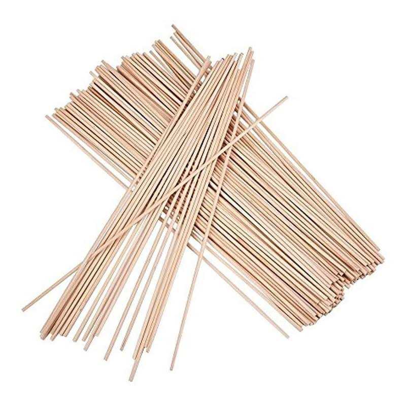 EBOOT Unfinished Natural Wood Craft Dowel Rods 100 Pack - MT - Mrs Treak